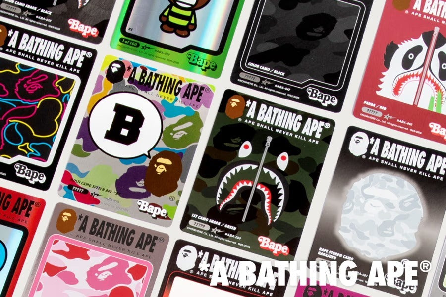 BAPE Collectible Card Pack #01 5 Cards