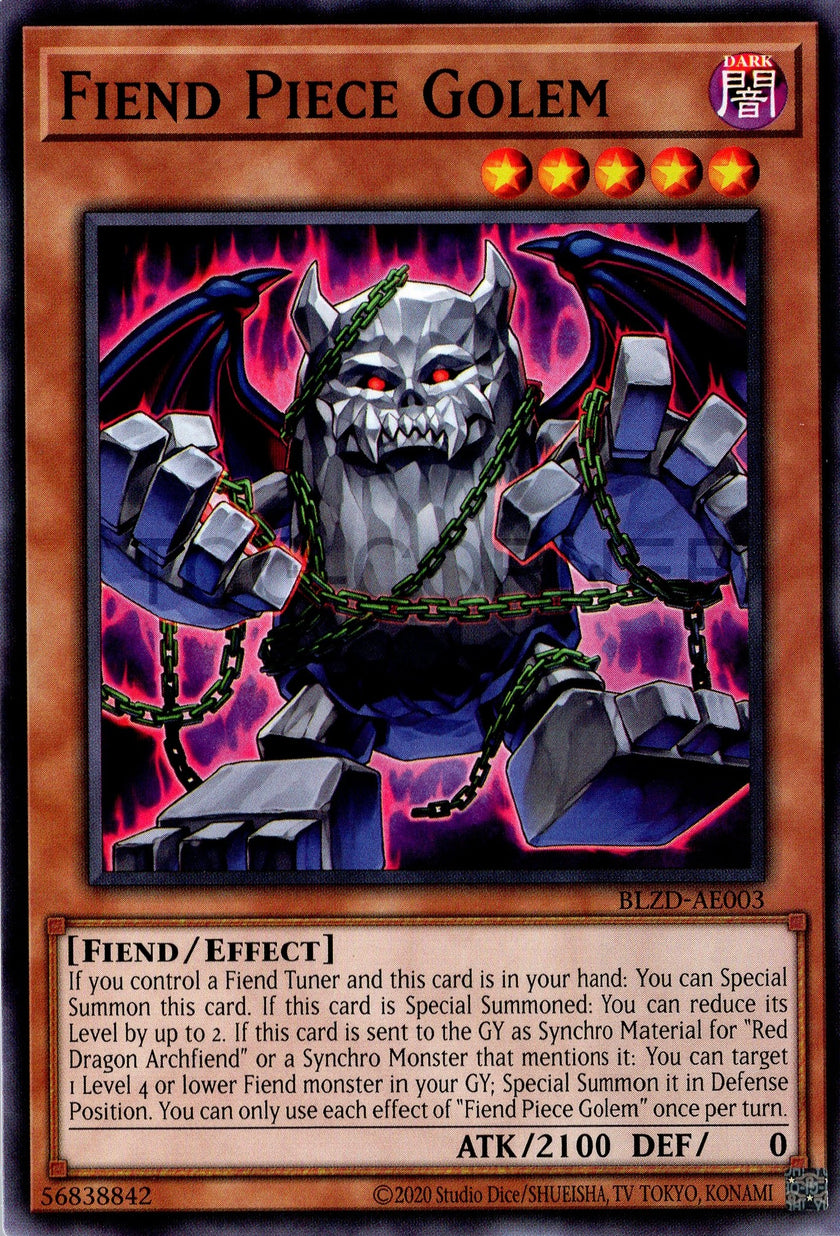 BLZD-AE003 Fiend Piece Golem (N)