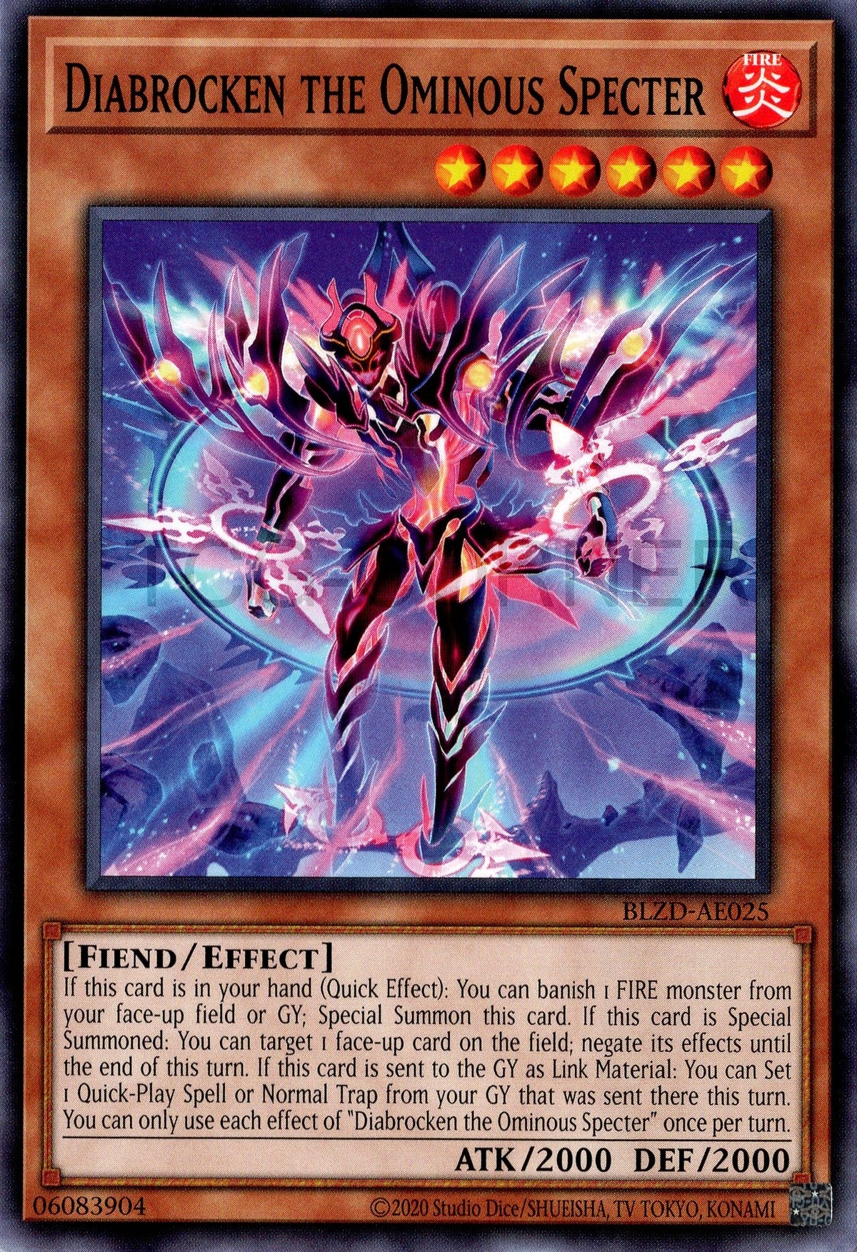 BLZD-AE025 Diabrocken the Ominous Specter (N)