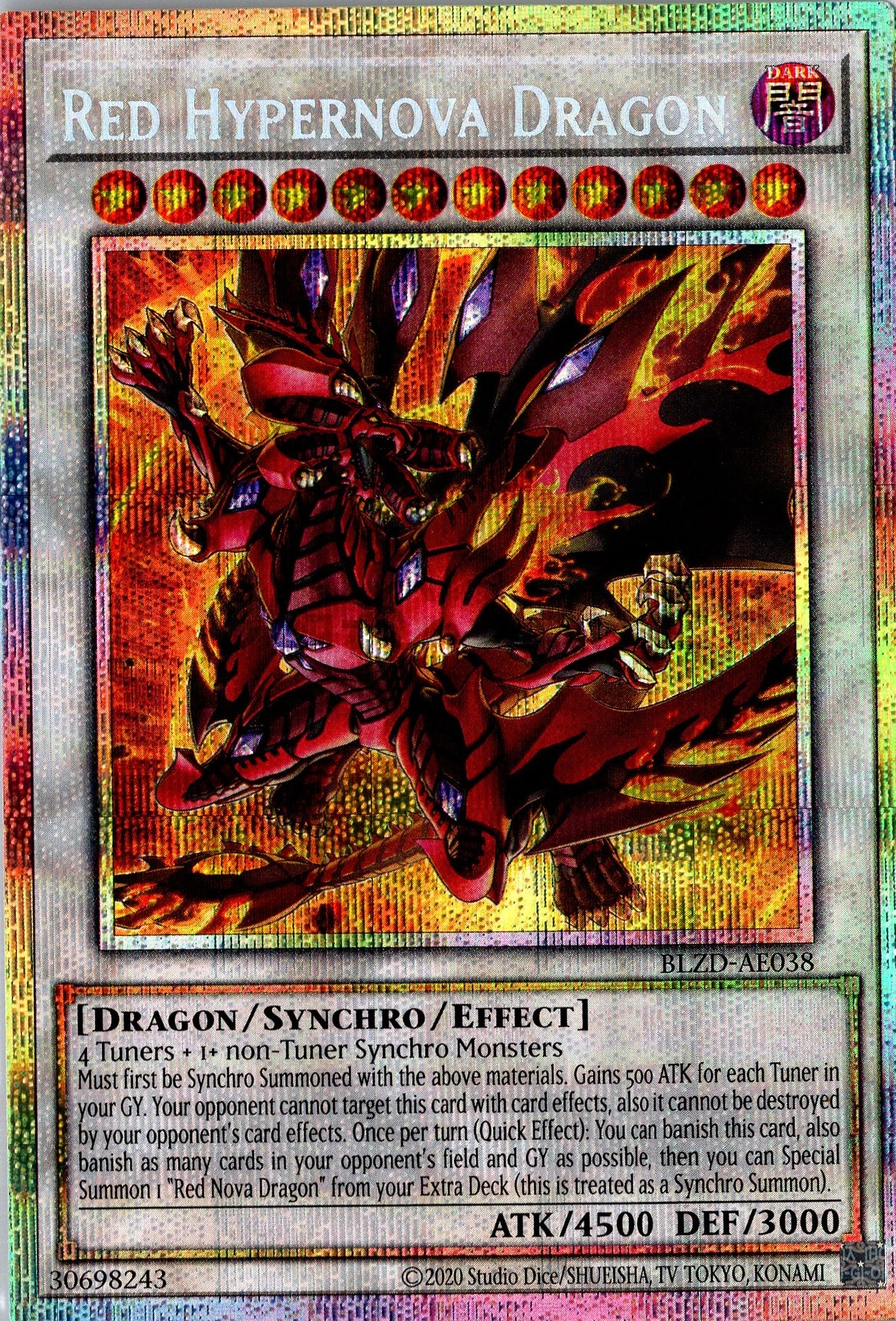 BLZD-AE038 Red Hypernova Dragon (PSER)