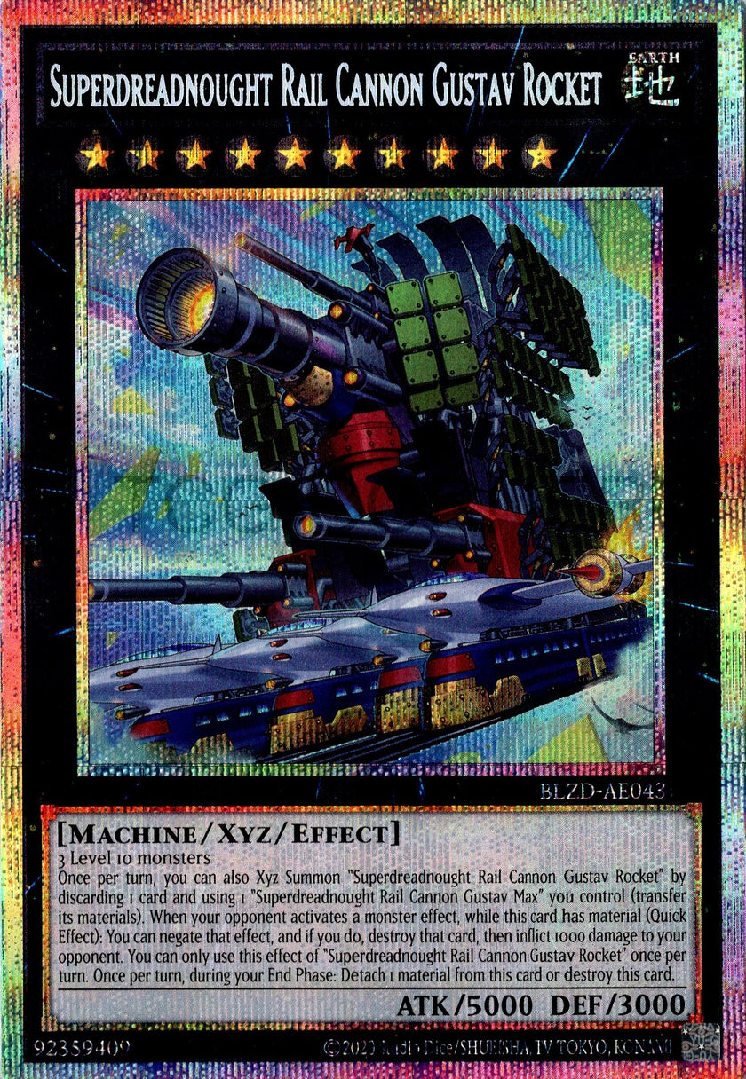 BLZD-AE043 Superdreadnought Rail Cannon Gustav Rocket (PSER)