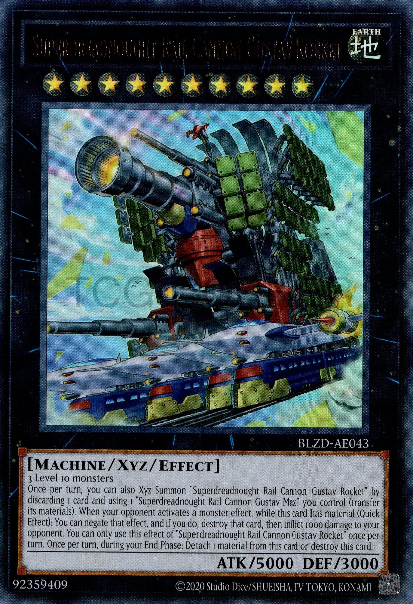 BLZD-AE043 Superdreadnought Rail Cannon Gustav Rocket (UR)