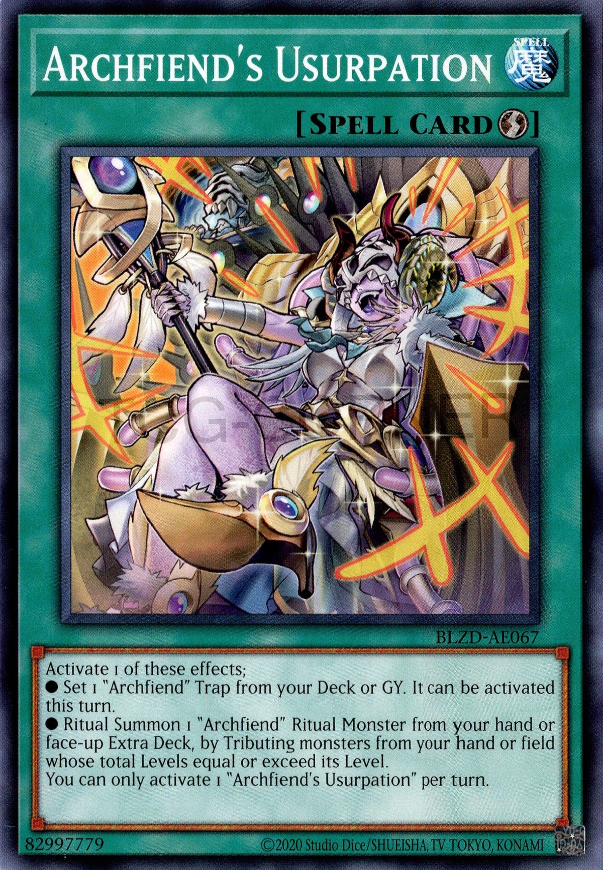 BLZD-AE067 Archfiend's Usurpation (N)