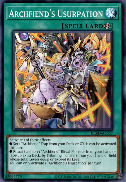 BLZD-AE067 Archfiend's Usurpation (N)