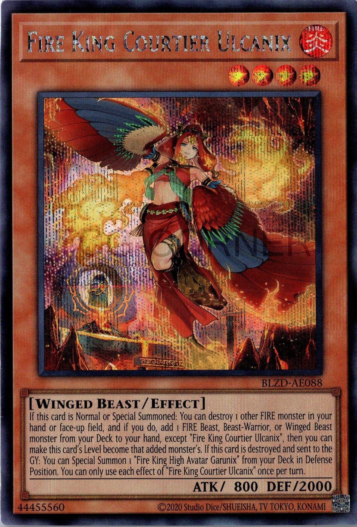 BLZD-AE088 Fire King Courtier Ulcanix (SER)