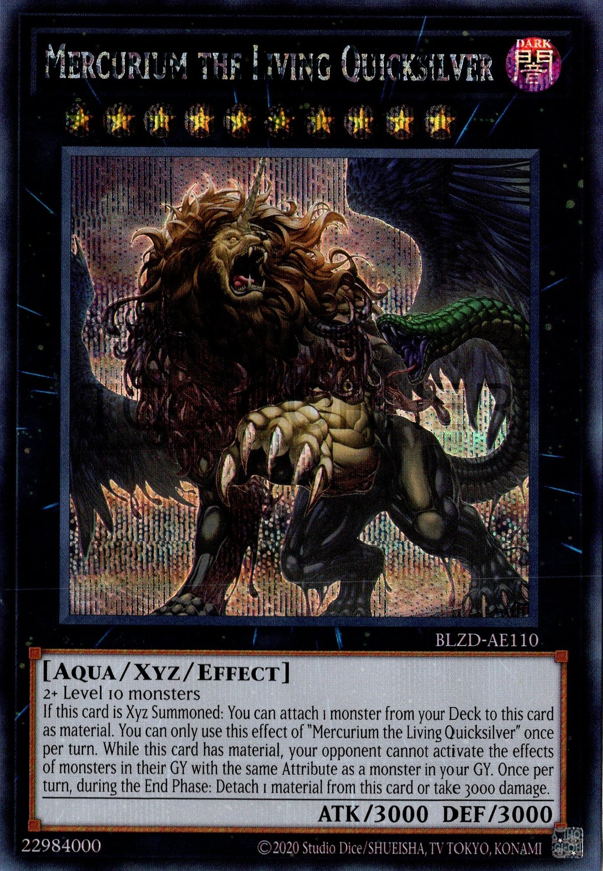 BLZD-AE110 Mercurium the Living Quicksilver (SER)