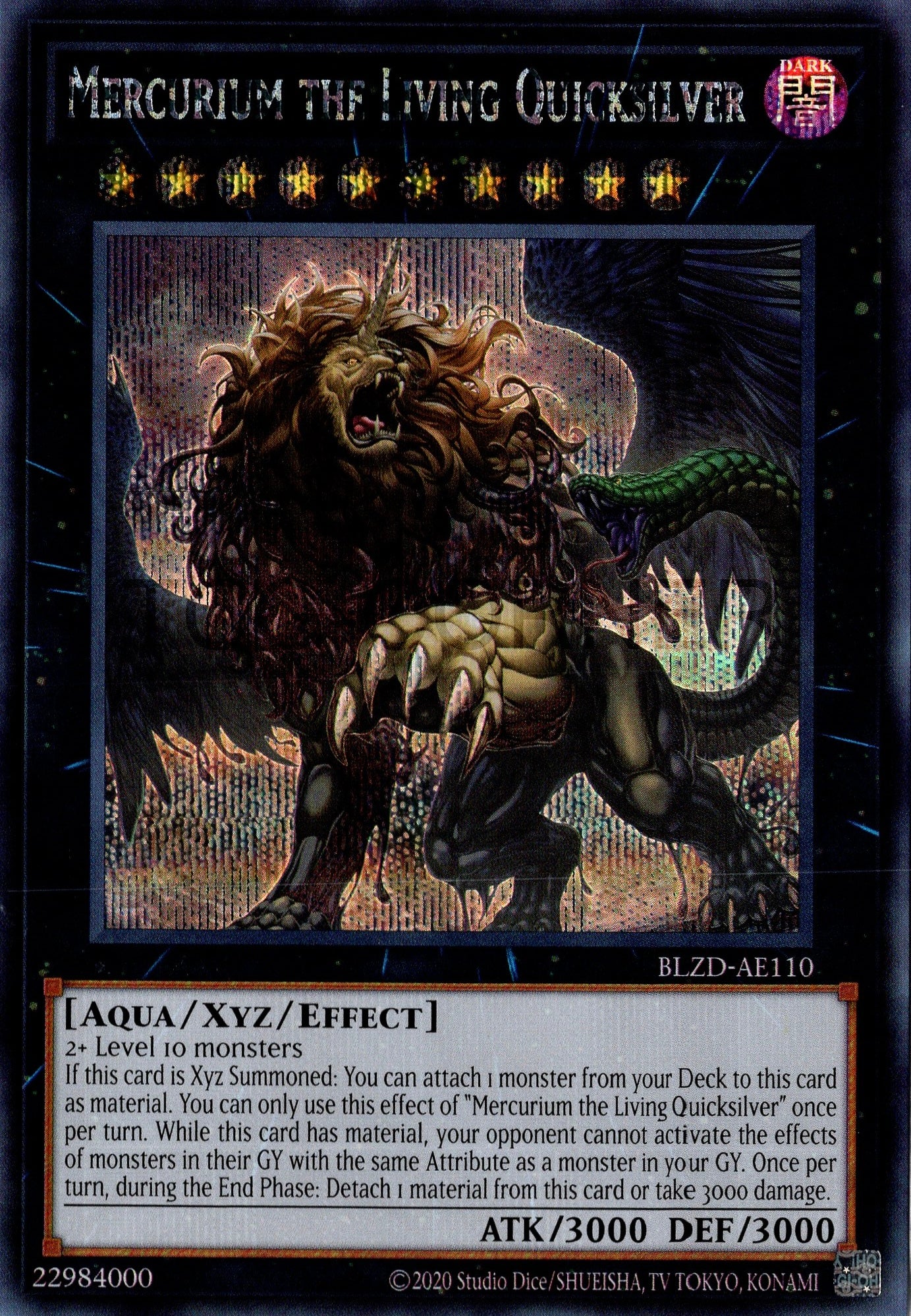 BLZD-AE110 Mercurium the Living Quicksilver (SER)