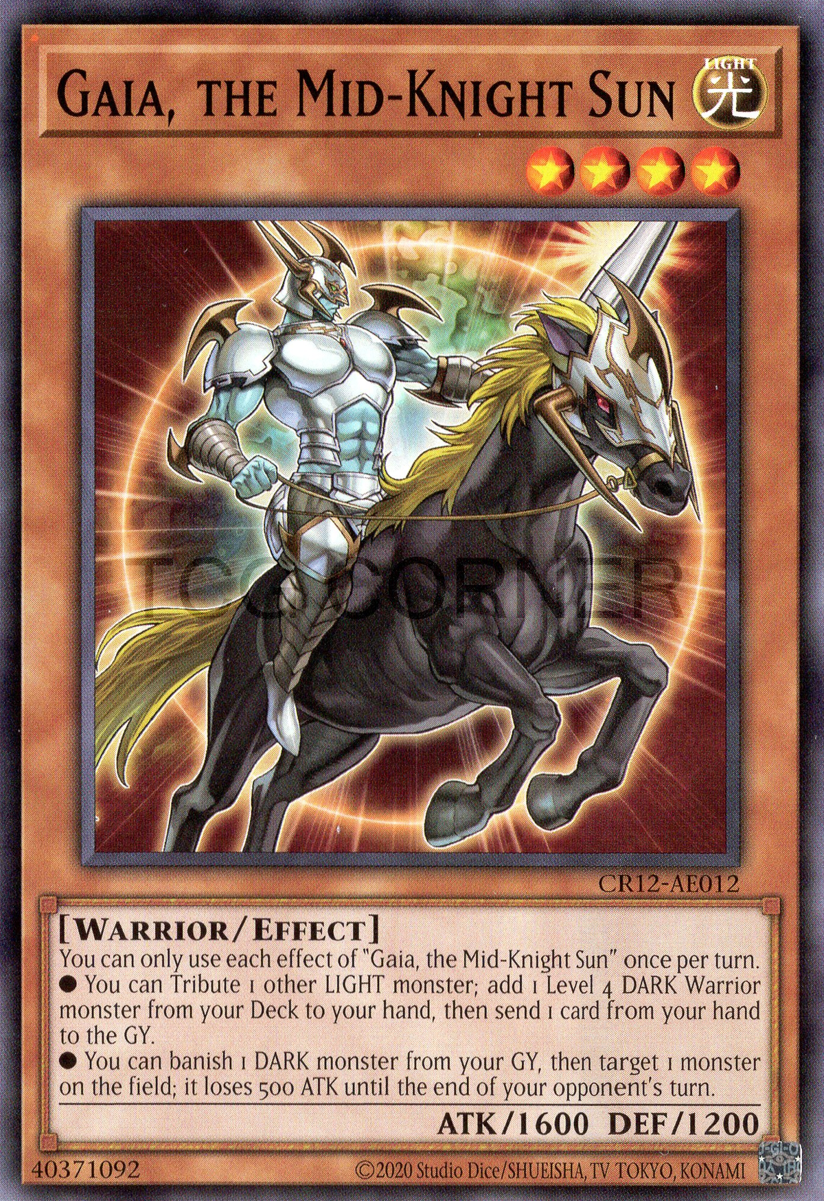 CR12-AE012 Gaia, the Mid-Knight Sun (N)
