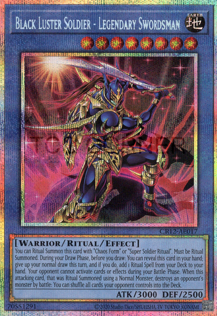CR12-AE017 Black Luster Soldier - Legendary Swordsman (PSER)