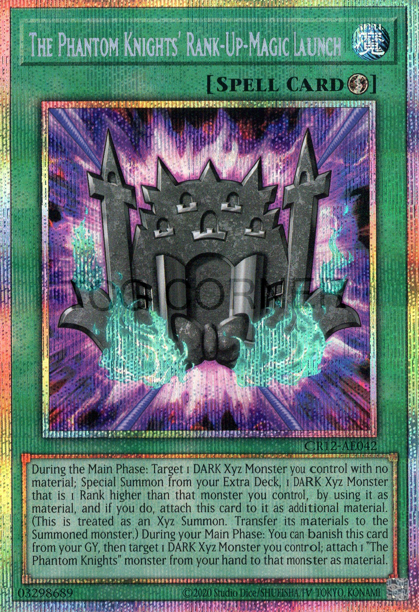 CR12-AE042 The Phantom Knights' Rank-Up-Magic Launch (PSER)