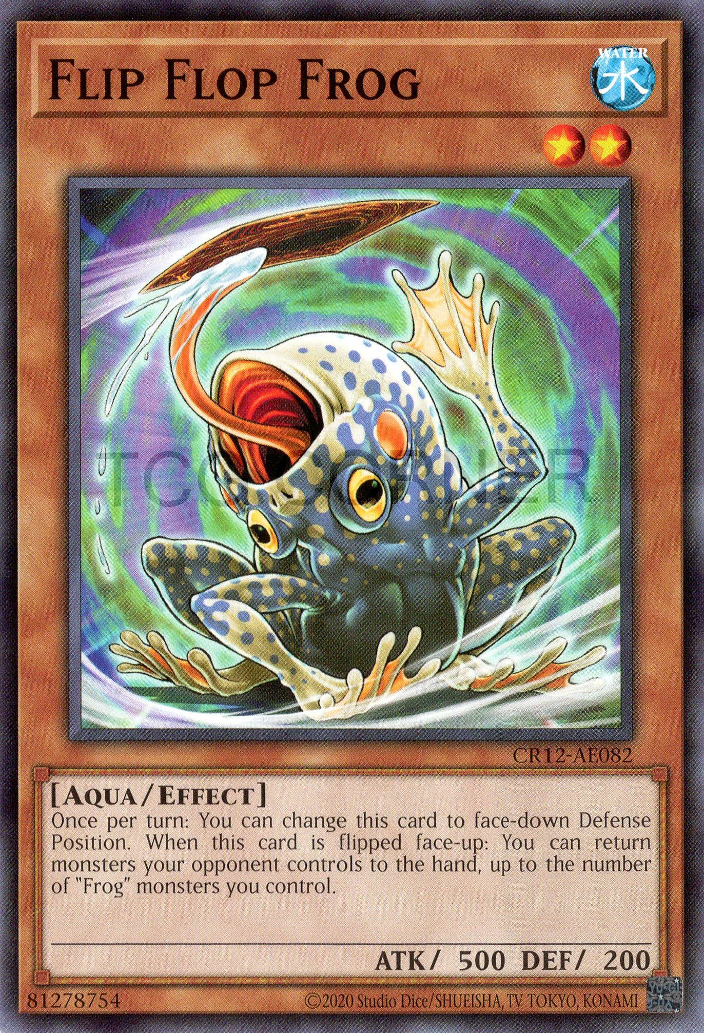 CR12-AE082 Flip Flop Frog (N)