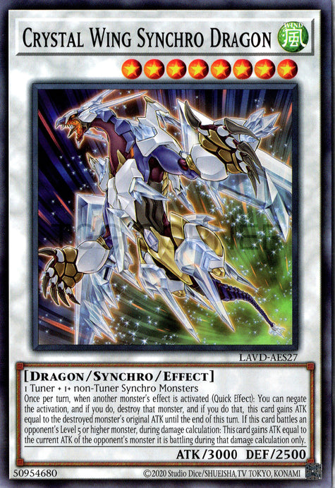 LAVD-AES27 Crystal Wing Synchro Dragon (N)
