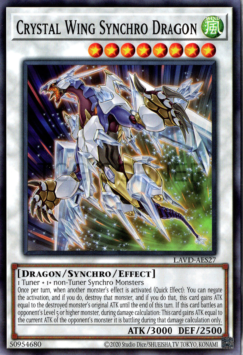 LAVD-AES27 Crystal Wing Synchro Dragon (N)