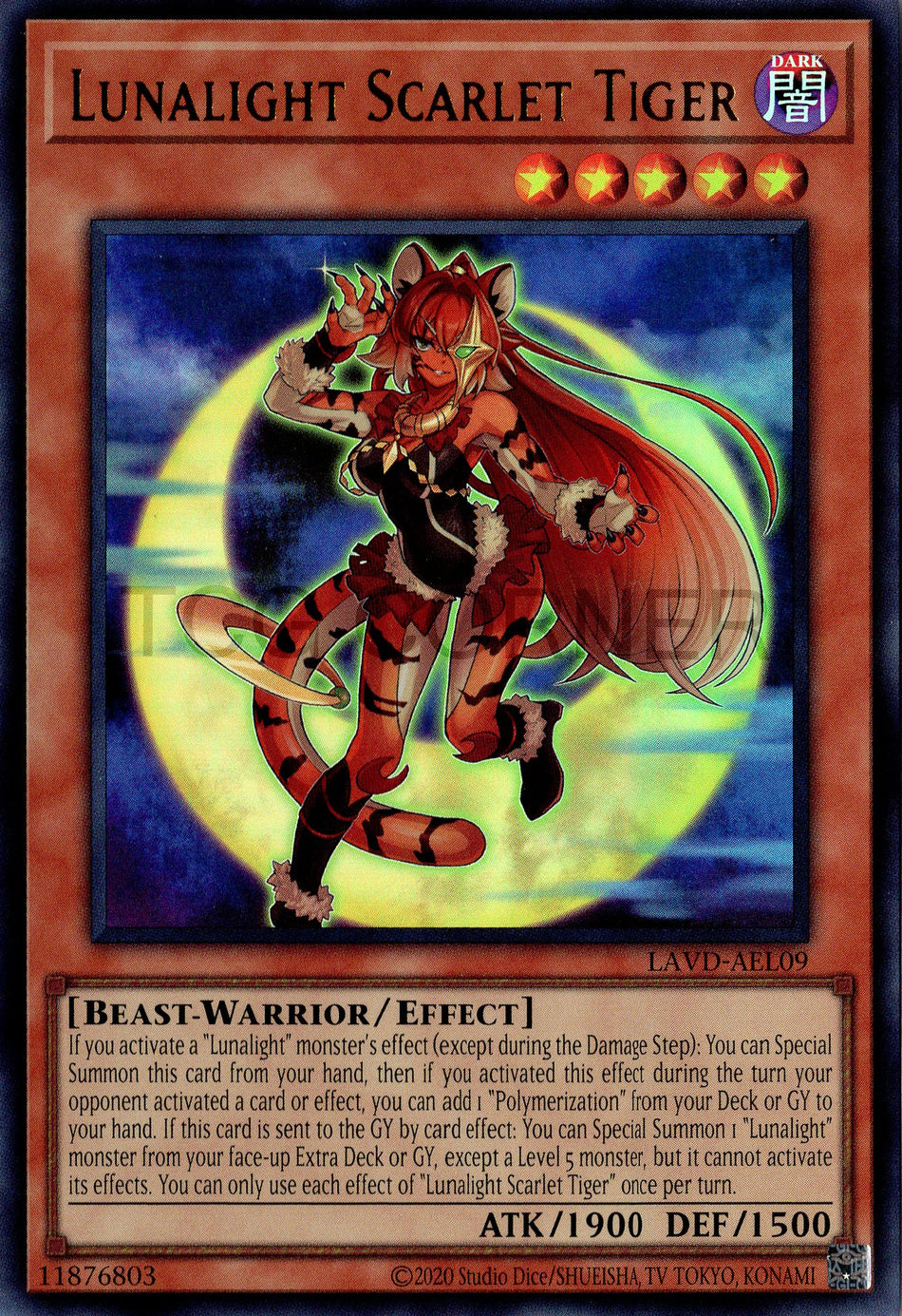 LAVD-AEL09 Lunalight Scarlet Tiger (UR)
