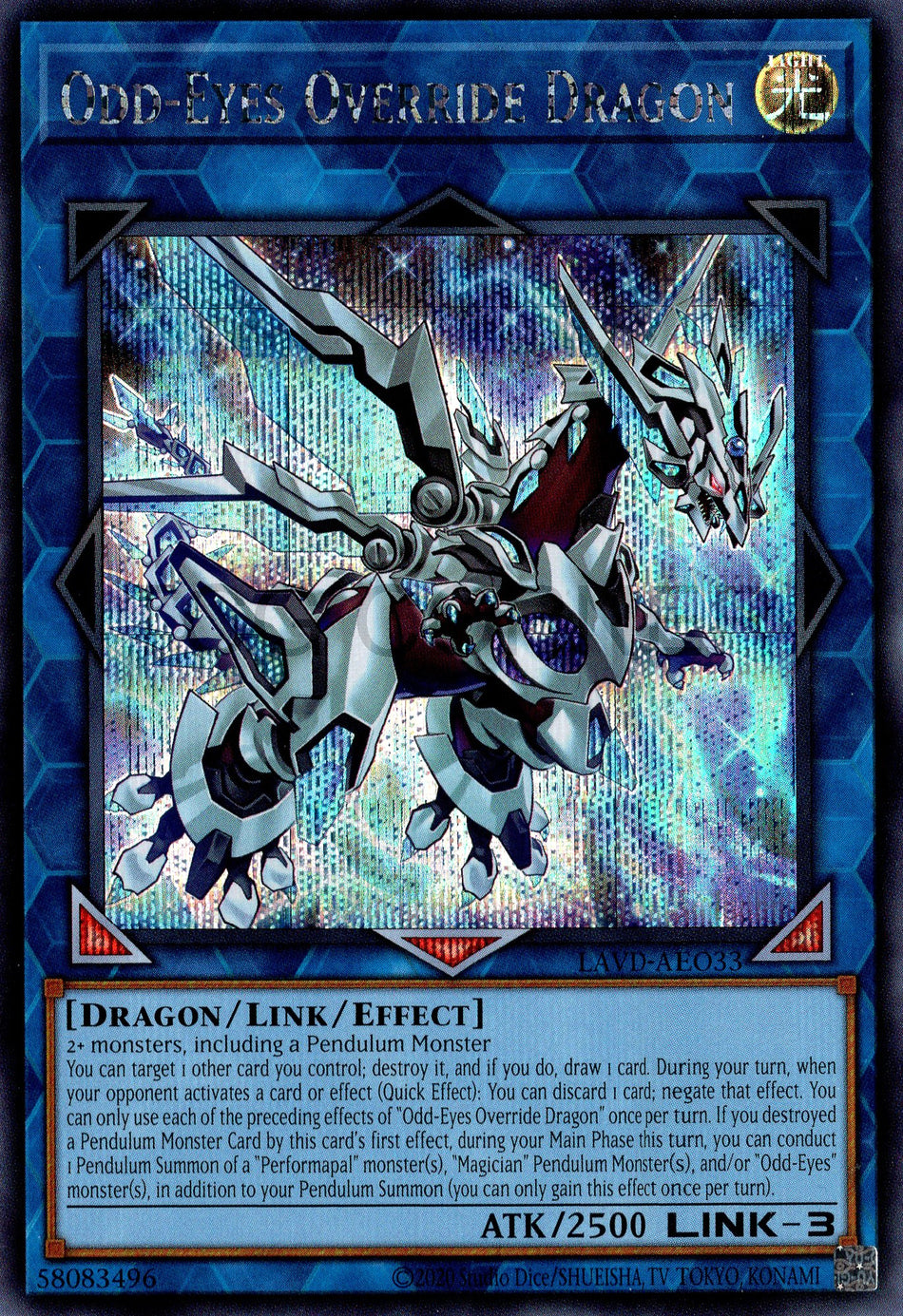 LAVD-AEO33 Odd-Eyes Override Dragon (SER)