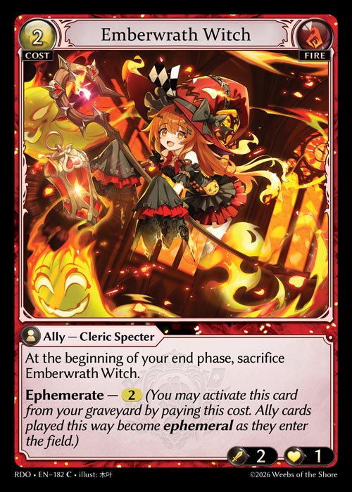 RDO-182 Emberwrath Witch (Common)
