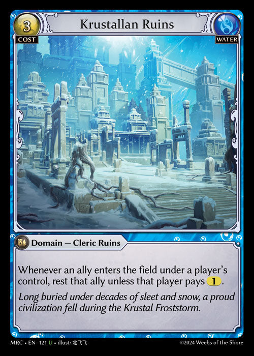 MRC-121 Foil-Krustallan Ruins (Uncommon)