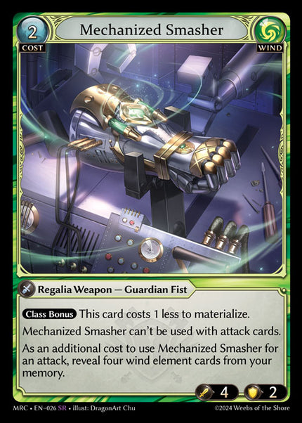 MRC-026 Mechanized Smasher (Super Rare)