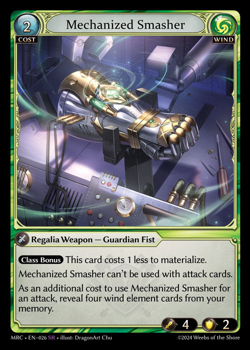 MRC-026 Mechanized Smasher (Super Rare)