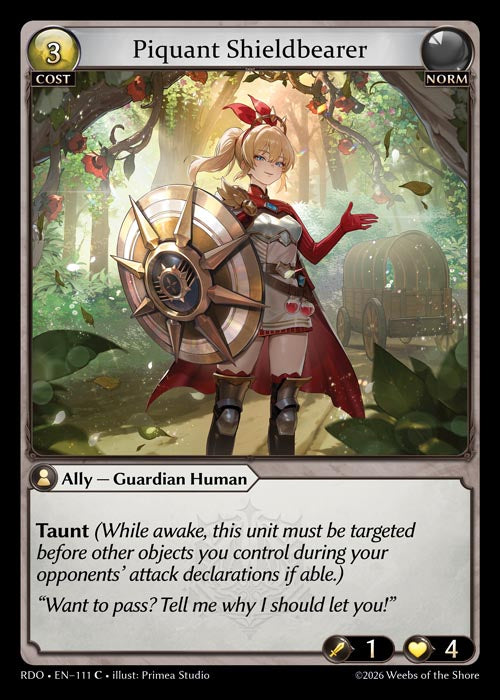 RDO-111 Piquant Shieldbearer (Common)