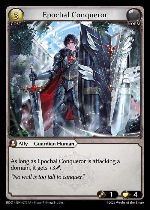 RDO-070 Epochal Conqueror (Uncommon)