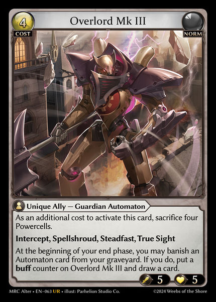 MRC Alter-063 Overlord Mk III (Ultra Rare)