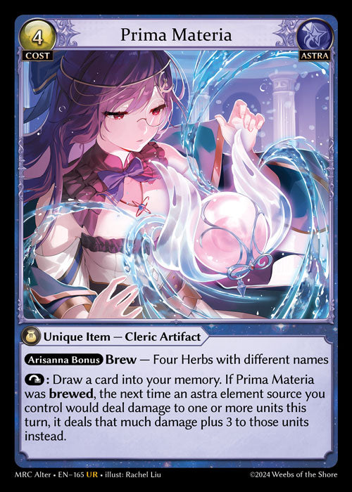 MRC-165 Prima Materia (Ultra Rare)