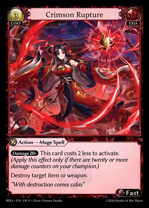 RDO-339 Crimson Rupture (Rare)