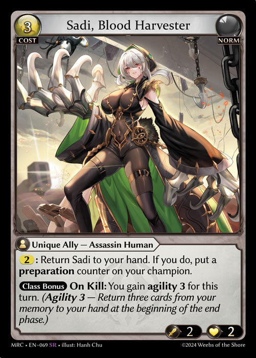 MRC-069 Sadi, Blood Harvester (Super Rare)