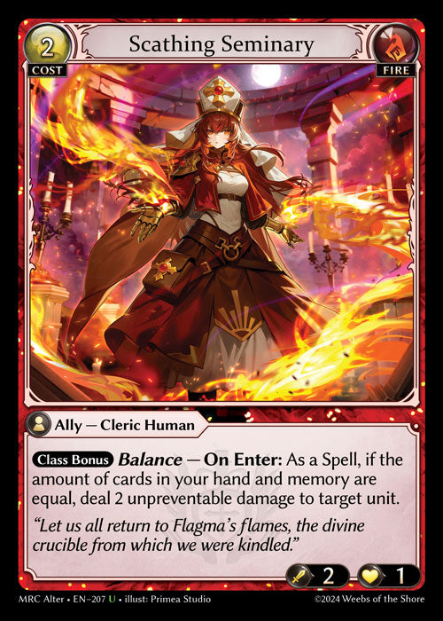 MRC Alter-207 Scathing Seminary (Uncommon)
