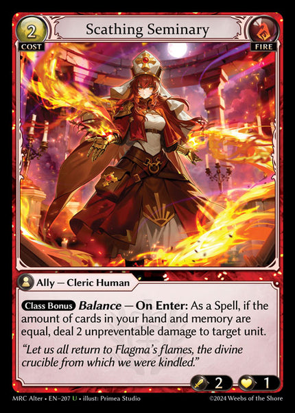 MRC Alter-207 Scathing Seminary (Uncommon)