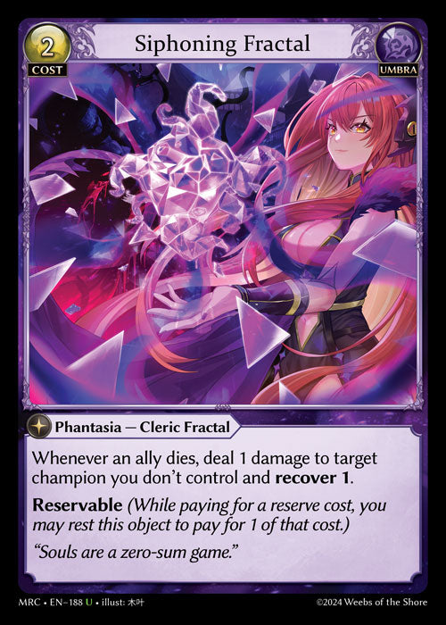 MRC-188 Siphoning Fractal (Uncommon)