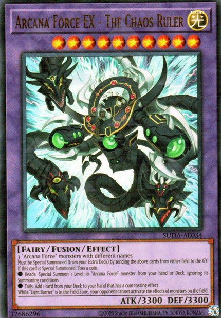 Suda-AE034 Arcana Force EX - The Chaos Ruler (UR)