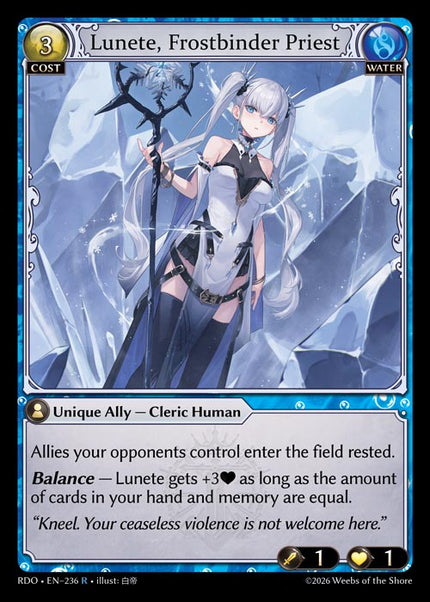 RDO-236 Lunete, Frostbinder Priest (Rare)