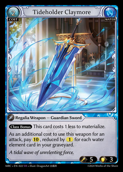 MRC-022 Tideholder Claymore (Super Rare)