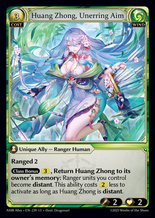 AMB Alter-239 Huang Zhong, Unerring Aim (SR)