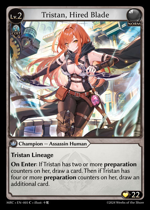MRC-005 Tristan, Hired Blade (Common)