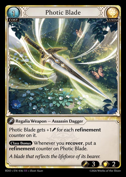 RDO-036 Photic Blade (Super Rare)