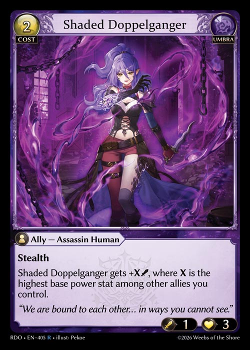 RDO-405 Shaded Doppelganger (Rare)