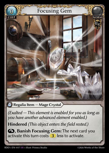 RDO-017 Focusing Gem (Super Rare)