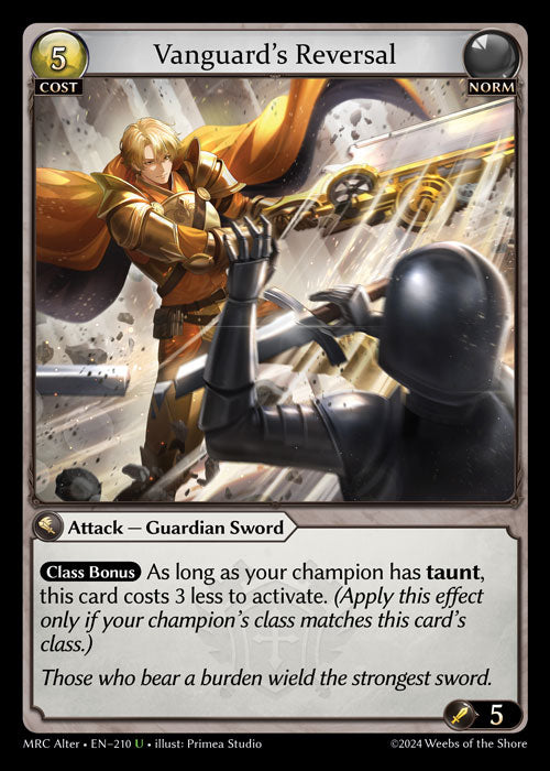 MRC Alter-210 Vanguard's Reversal (Uncommon)