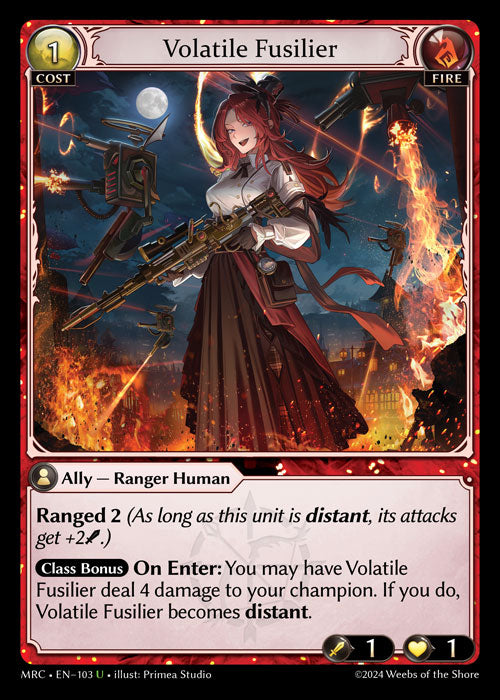 MRC-103 Volatile Fusilier (Uncommon)