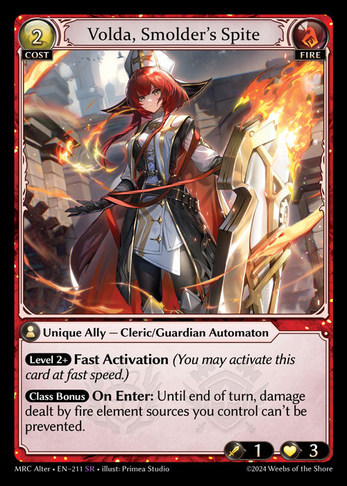 MRC Alter-211 Volda, Smolder's Spite (Super Rare)
