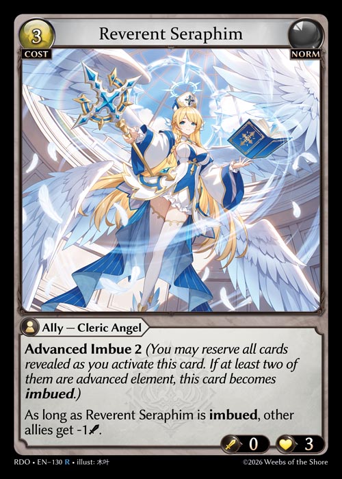 RDO-130 Reverent Seraphim (Rare)