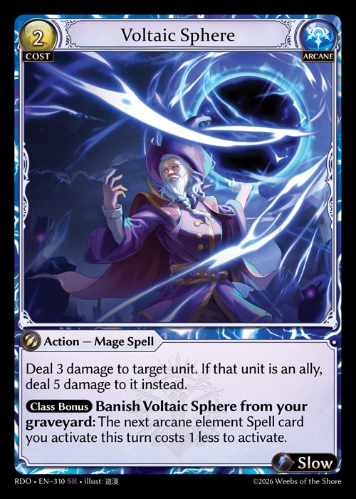RDO-310 Voltaic Sphere (Super Rare)