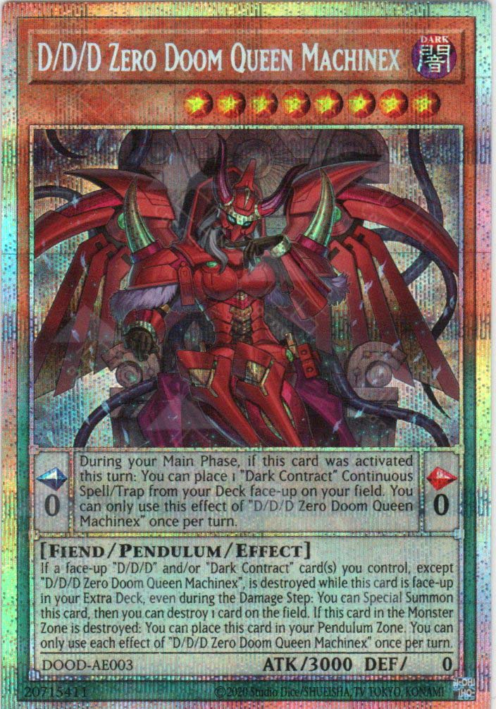 DOOD-AE003 D/D/D Zero Doom Queen Machinex (PSER)