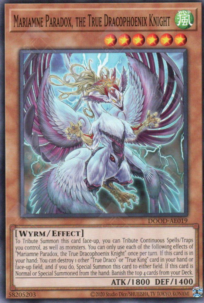 DOOD-AE019 Mariamne Paradox, the True Dracophoenix Knight (N)