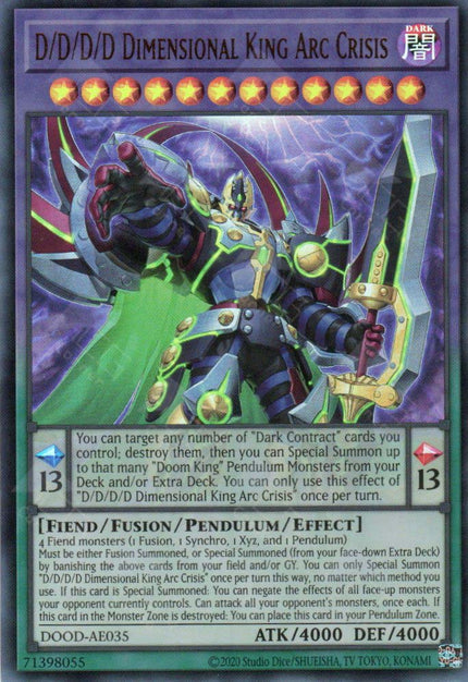 DOOD-AE035 D/D/D/D Dimensional King Arc Crisis (UR)