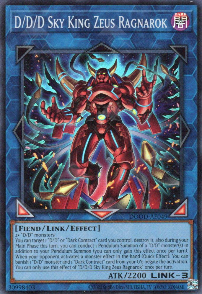 DOOD-AE049 D/D/D Sky King Zeus Ragnarok (SR)