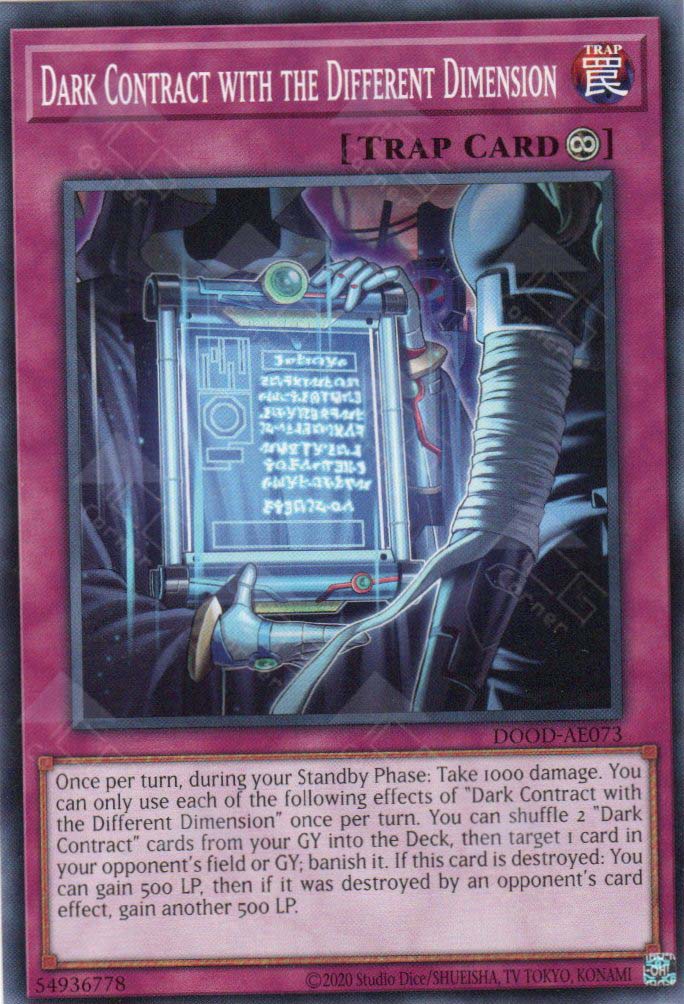 DOOD-AE073 Dark Contract with the Different Dimension (N)